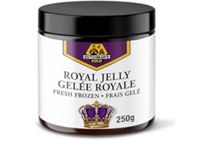 Dutchman’s Gold Fresh Frozen Royal Jelly | 100% Pure Raw Royal Jelly | Premium Grade | No Additives | Ships Cold | 250 g