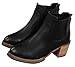 Serene Womens Faux Lining Chunky Heeled Ankle Bootie