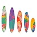 Donoter 50 Pcs Surfboards Cupcake Toppers Cake Picks for Surfer Themed Birthday Party Decorations