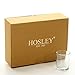Hosley Set of 12 Crystal Clear Glass Tea Light Holder. Ideal for Weddings, Spa, Aromatherapy, Tealights, Candle Gardens O2