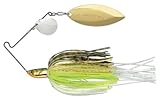 Terminator T1 Spinnerbait-Colorado/Willow, Nickel/Gold Blade (Yellow Perch, 3/8-Ounce)