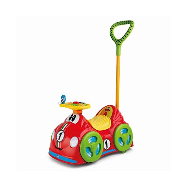 Chicco All Around Deluxe Aufsitzauto für Kinder, Rutscher Kinderauto für Kleinkinder mit Hupe, Schwenkbaren Rädern und…
