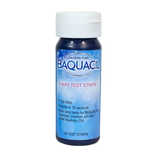 Baquacil 4 Way Test Strips (25 count) (2 Pack)