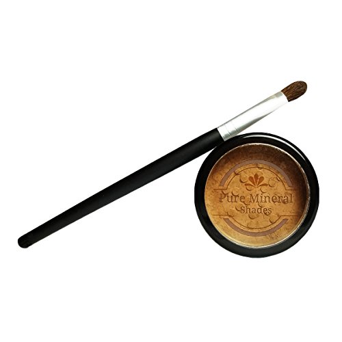 Pure Mineral Shades Root Concealer - Touch Up Kit with Brush - All Natural - Fast - Easy - Instant - Temporary Magic Powder Cover-Up - Covers Grey Roots Too - Medium Brown