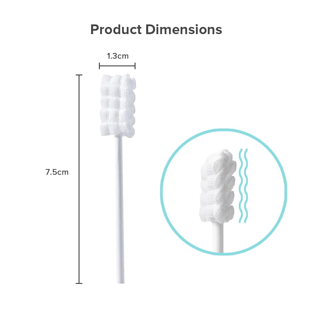 Baby Tongue Cleaner, 60pcs, Disposable Infant Toothbrush, Hygiene Oral Care Oral Wipes for Baby and Infant