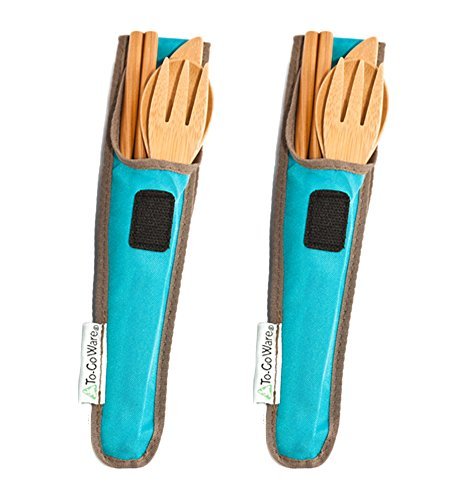 To-Go Ware RePEaT Reusable Bamboo Utensil Set (2, Agave)