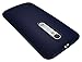 Diztronic Moto X Pure Case, Full Matte Slim-Fit Flexible TPU Case for Motorola Moto X Pure Edition & Moto X Style (2015) - Dark Navy Blue - (MPR-FM-Blue)