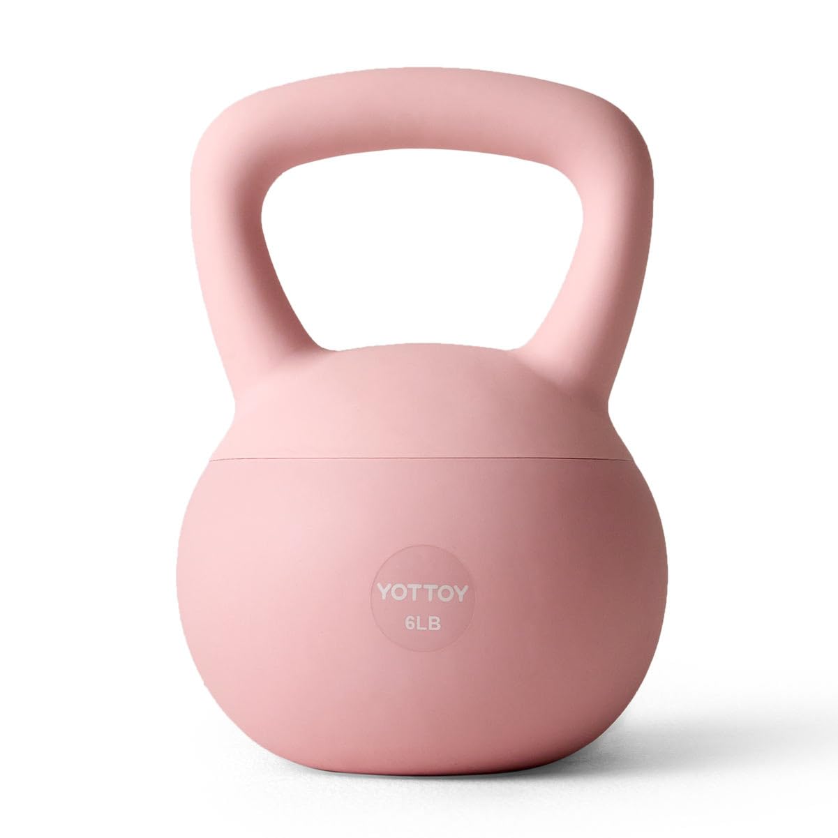 Photo 1 of YOTTOY Soft Kettlebell,Kettlebell Anti-Slip Grip Weight for Home Workouts, Kettlebells Set Strength and Safety Guaranteed (Pink, 6 LB)