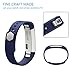 Vancle Fitbit Alta Bands, Newest Adjustable Replacement Bands for Fitbit Alta/Fitbit Alta Band/Fitbit Alta Bands (with Metal Clasp, No Tracker), Blue, Small