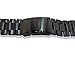 XIEMIN 22mm Stainless Steel Watch Band Strap Bracelet for Motorola Moto 360 1st gen Smart WatchFree Screen Protector and Spring Bar Jeweler Tools (Black)