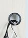 Legrand - OnQ 2.5 Inch Grommet Ring, Round Rubber Wall Mount, Oil-Resistant Grommet Ring for Wiring Distribution, Black, F2242