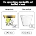 Delara Goods 100-Pack Premium 9 oz Double Gold Rimmed Disposable Plastic Cups for Parties, Dinners, Weddings. Excellent Disposable Wine Glasses, Cocktails, Champagne