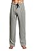 CYZ Comfortable Jersey Cotton Knit Pajama Lounge Sleep Pants -Charcoal-M