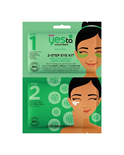 Yes To Cucumbers Soothing 2-Step Eye Kit, 1 Single Use Kit