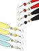 LOLIAS 4 Pairs Thread Tassel Earrings Set Long Dangle Earings for Women