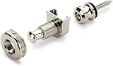 Schaller Nickel Guitar Strap Security Locks with Hardened Steel Buttons view 4