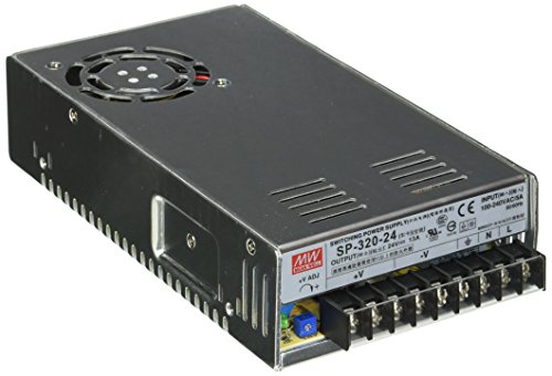 MEAN WELL SP-320-24 AC to DC Power Supply, Single Output, 24V, 13 Amp, 312W, 1.5"