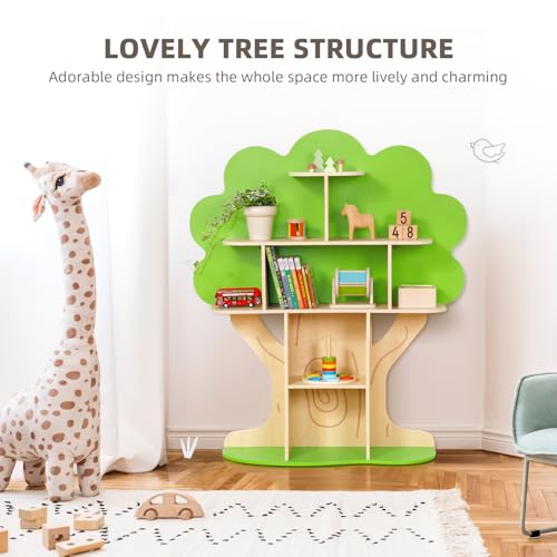OOOK Tree Bookshelf for Kids Reading Nook, Montessori Book Shelf for Classroom, Kids Room, Playroom, Nursery