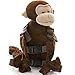 Berhapy 2 in 1 Orangutan Toddler Backpack Harness with Safety Leash for Children’s Walking