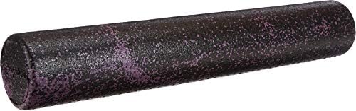 AmazonBasics High-Density Round Foam Roller, Black and Speckled Colors