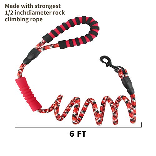 image for Trasen Pet 6FT Dog Leash Reflective Dog Leash with Comfortable Padded 
