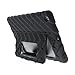 Gumdrop Hideaway Case for Apple iPad Air 2015 Tablet for K-12 Students, Kids - Black, Rugged, Shock Absorbing, Extreme Protection