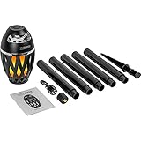 Limitless Innovations - TikiTunes Portable Bluetooth Wireless Speaker (Bundle) with Adjustable 40â€ Pole and Ground Stake - Black