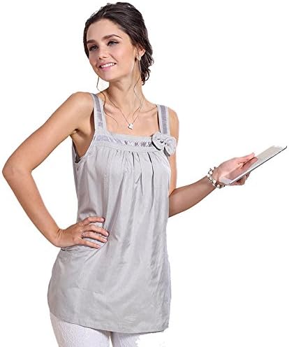 INSAHO Purple and grey Silver Fiber Anti-radiation Protective Maternity Vest For Baby/ Mom care (GREY)