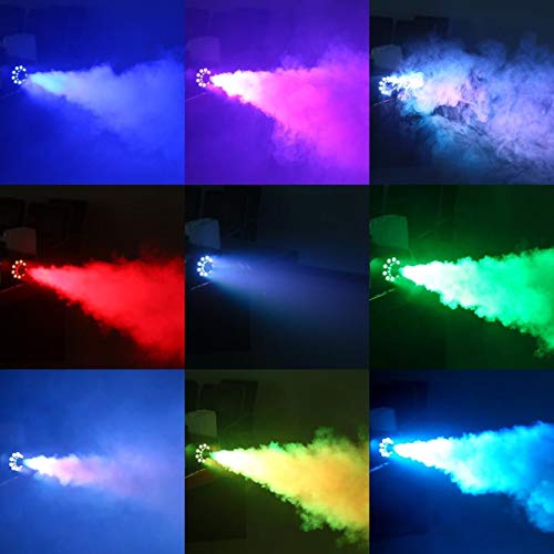 Tengchang Fog Smoke Machine RGB LED DJ Party Fogger w/Wireless Remote1500W - Thumbnail 5