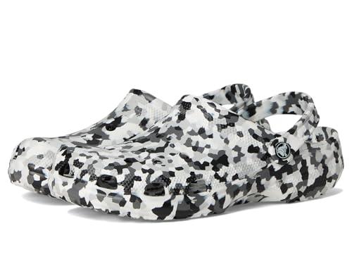 Crocs,Mixte,Classic Confetti Clog,Noir/Blanc,39-40