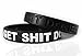 Inspirational Silicone Bracelets Rubber Band Wristbands. Custom Embossed With Motivational Saying 