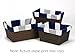 Set of 3 One Size Fits Most Basket Liners for Navy and Gray Stripe Bedding Sets