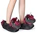 corimori 1847 - Punk Unicorn Ruby Cute Plush 3D Animal Shaped Slippers, Funny Lounge Shoes, Womens Sizes 4-13