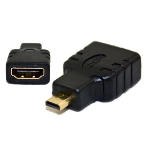 High Speed Micro HDMI (Type D) to HDMI (Type A) - Adapter for Connecting GoPro Hero4 / Hero3/ Hero3+ Camera to TV with HDMI Port - Premium Gold Quality Adaptor By Master Cables - Thumbnail 2