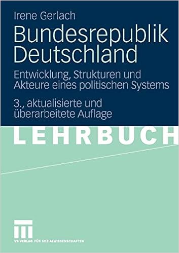 Bundesrepublik Deutschland Entwicklung Strukturen Und Akteure Eines Politischen Systems Amazon De Gerlach Irene Bucher