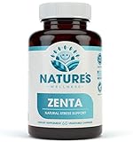 ZENTA - Anxiety Relief & Stress Support Supplement - Natural Ingredients Help Relax Mind & Body, Calm, Promote Positive Mood Boost & Serotonin Level Increase: GABA, 5-HTP, Ashwagandha, Chamomile, DMAE