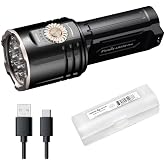 Fenix LR35R Pro 10,000 Lumen Ultra Bright Flashlight with Red Light and UV Light, and Lumentac Organizer