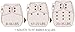 Flip Hybrid Reusable Cloth Diaper Cover with Adjustable Snaps and Stretchy Tabs - Fits Babies from 8 to 35+ Pounds (Moonbeam)