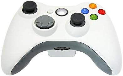PowerRider PC Wireless Remote Joypad Gamepad Game Controller Wireless Joystick for Microsoft Xbox 360 PC Windows 8 xp(White)