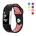 Hanlesi Band for Fitbit Charge 2 , Soft Silicone Adjustable Fashion Sport Strap for Fitbit Charge2 Replacement Fitness Accessory Wristband with hole Small Size for Girl Pink