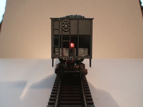 Evan Designs 3VFred Bright Red Flashing End of Train Light LED - Thumbnail 2