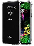 LG G8 ThinQ Case, LG G8 ThinQ Case Clear, LG G8 Case Clear, ComoUSA Slim Clear Soft Reinforced Corners TPU Case for LG G8 ThinQ/LG Alpha (Clear)