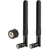 Bingfu 4G LTE 8dBi SMA Male Antenna (2-Pack) Compatible with Spypoint Flex-S Dark Flex-Plus Flex-M G-36 Flex Dual-Sim Cell-Li