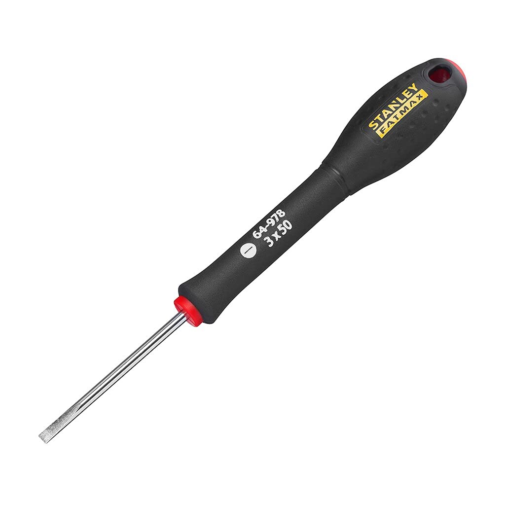 Stanley 0-64-978 Fat Max Screwdriver Parallel 3X50Mm-Black/Red