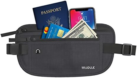 Money Belt for Travel RFID Waterproof - Running Pack - Waist Pack - Hidden Wallet - Travel Wallet - Security Money Belts