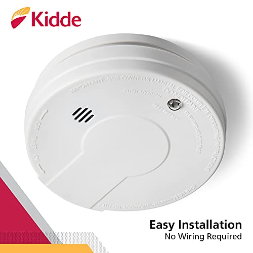 Kidde Smoke Detector, 9Volt Battery Operated, Ionization Smoke Alarm