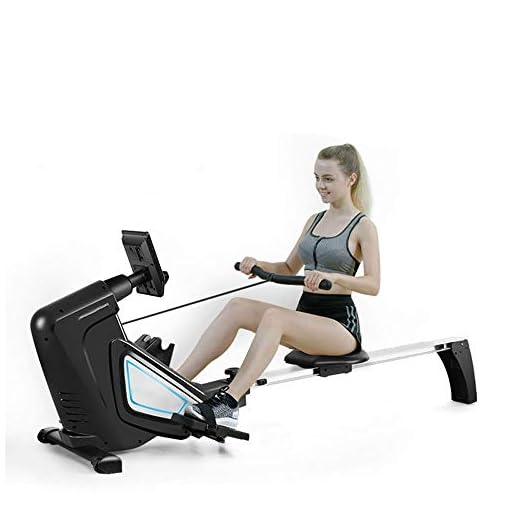 ZAIHW Magnetic Exercise Rower Adjustable Resistance Rowing Machine