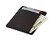 Andar Leather Slim Wallet, Minimalist Front Pocket RFID Blocking Card Holder Made of Full Grain Leather - The Scout (Black)