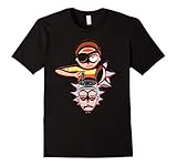 Mens Evil Morty - Rick and Morty T-Shirt Large Black