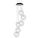 ISFORU Solar Wind Chime, LED Changing Color Waterproof Solar Wind Chimes Hanging Lantern Light for Home Party Bedroom Garden Decoration Xmas Gifts, Gifts for Mother Mum (Sunflower)
